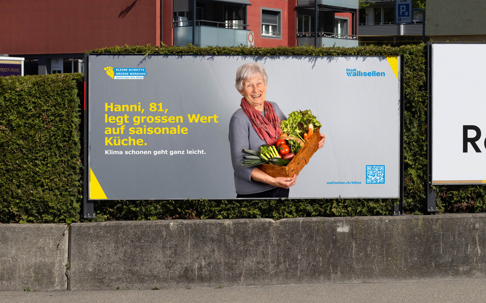 Wallisellen Klimakampagne Plakat Gross Hanni