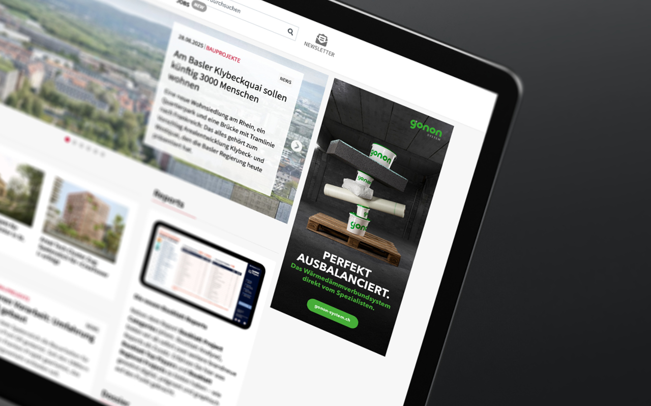 Gonon Systeme goPremium Anzeige